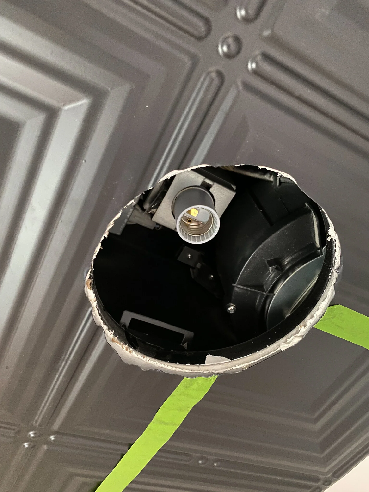 How To Cut Holes In Ceiling Tiles For Can Lights