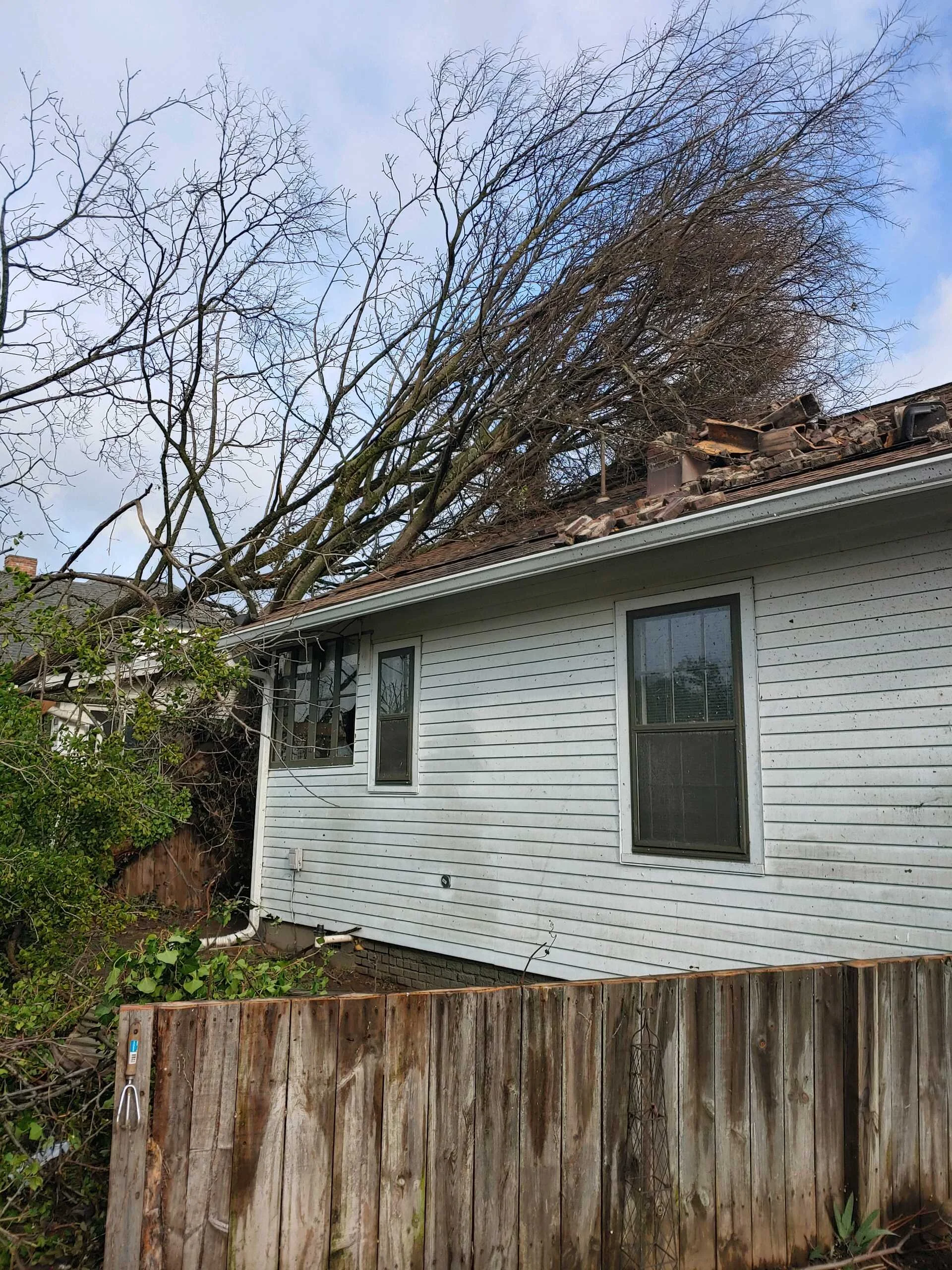 tornado damage