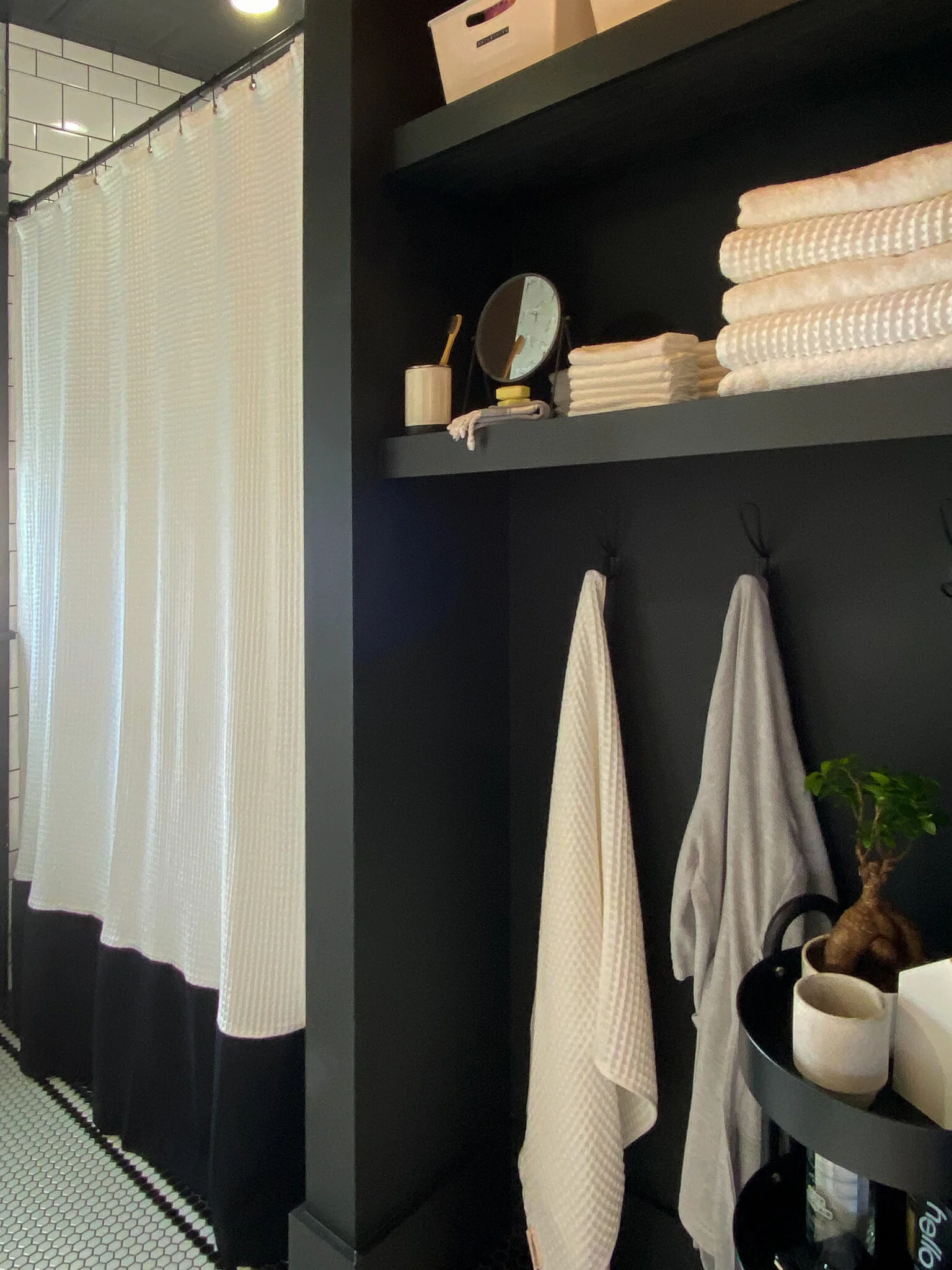 Classic Black and White Bathroom Renovation