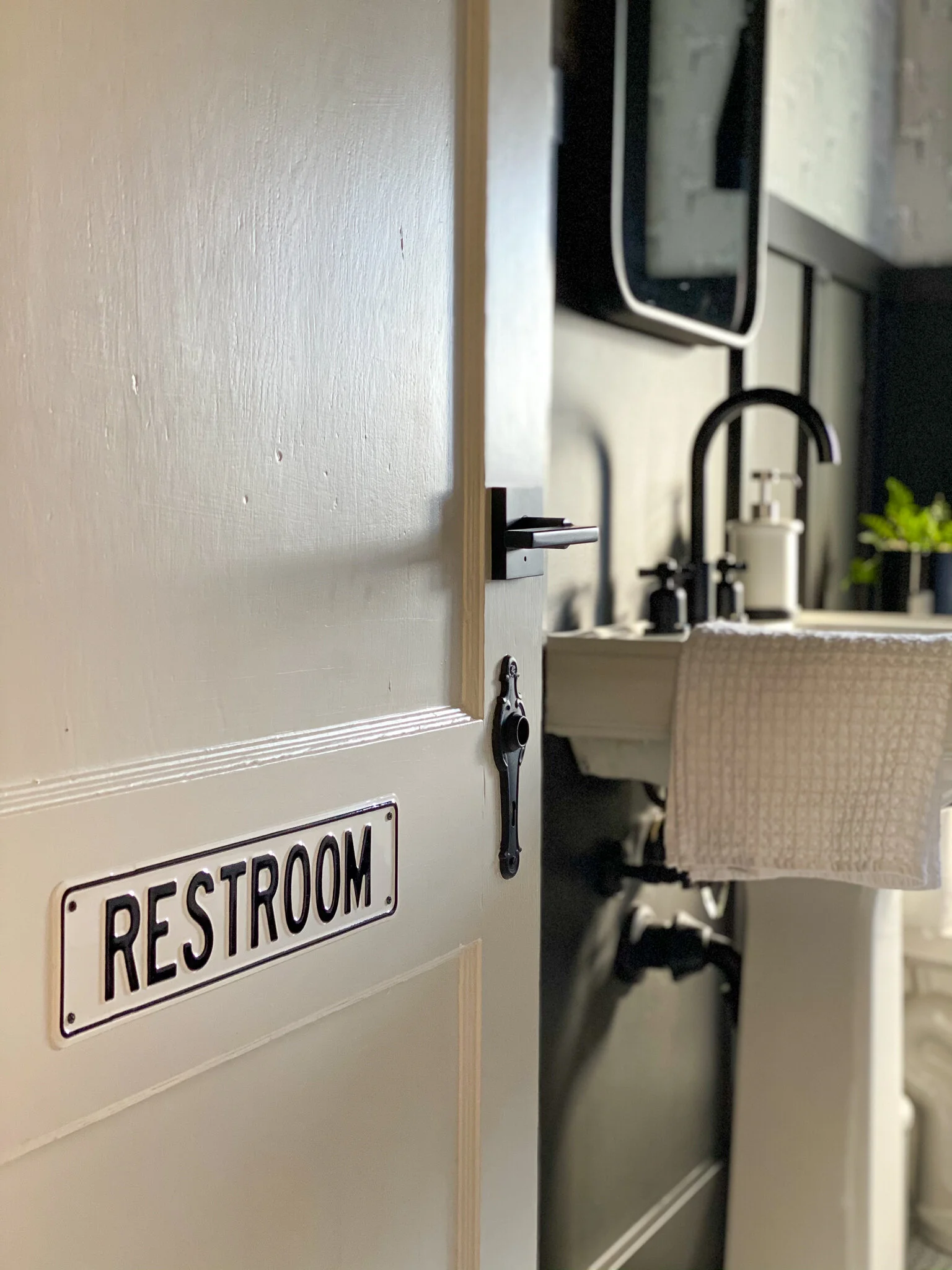 Historic Bathroom Renovation in Black and White