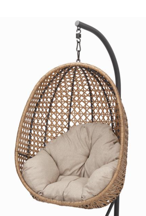 hanging egg chair wicker