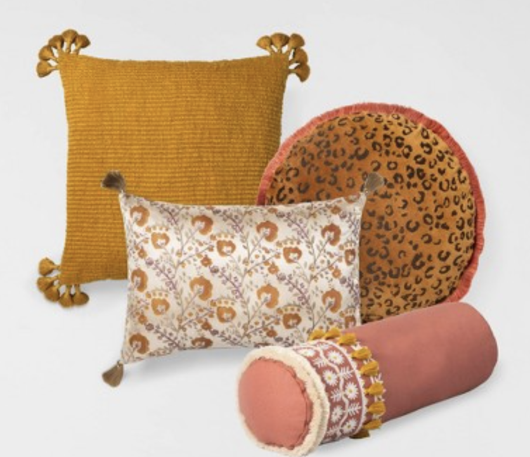 boho throw pillows