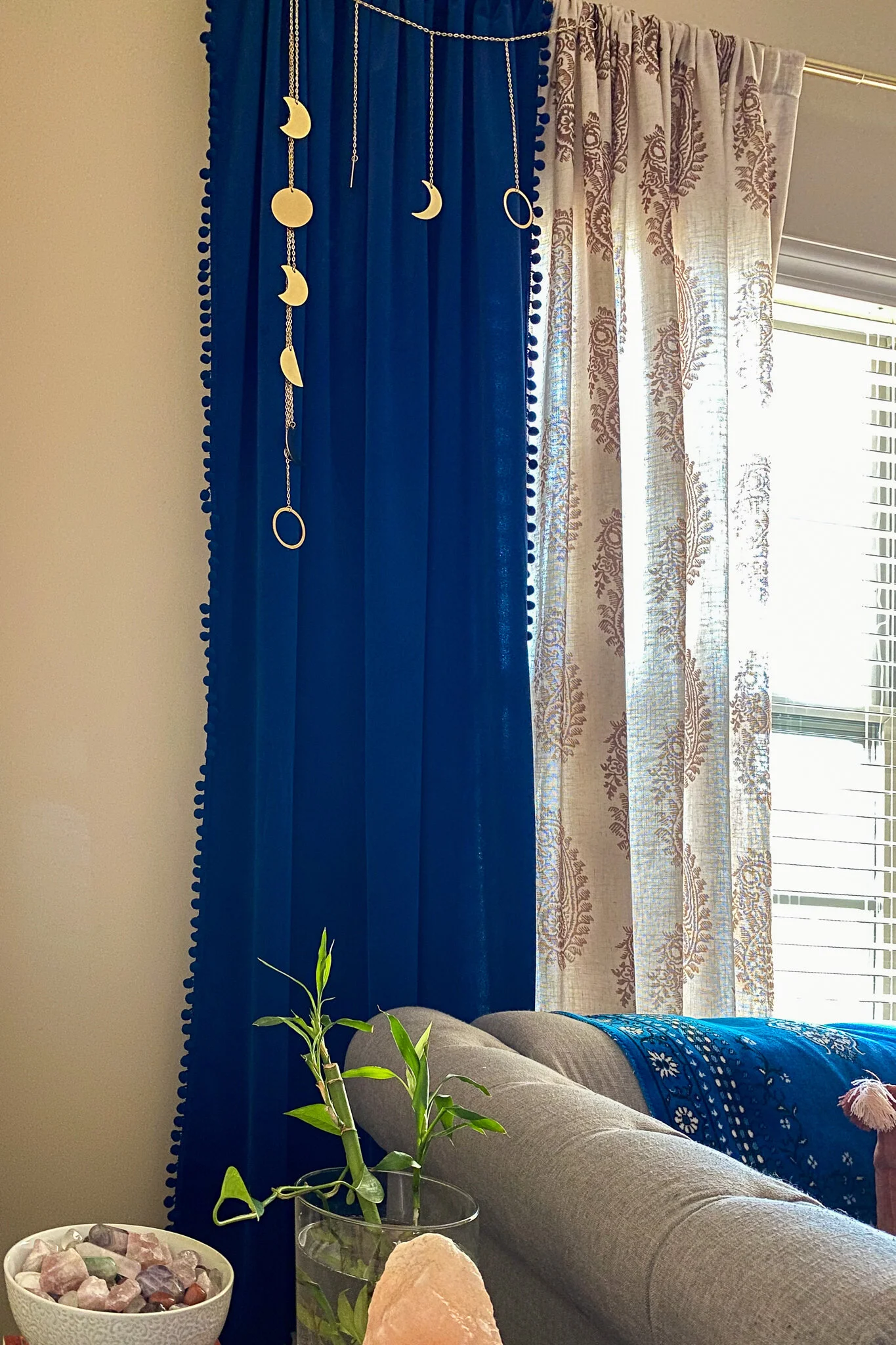 Renter Friendly Global Bohemian Bedroom — T. Moore Home Interior Design Studio