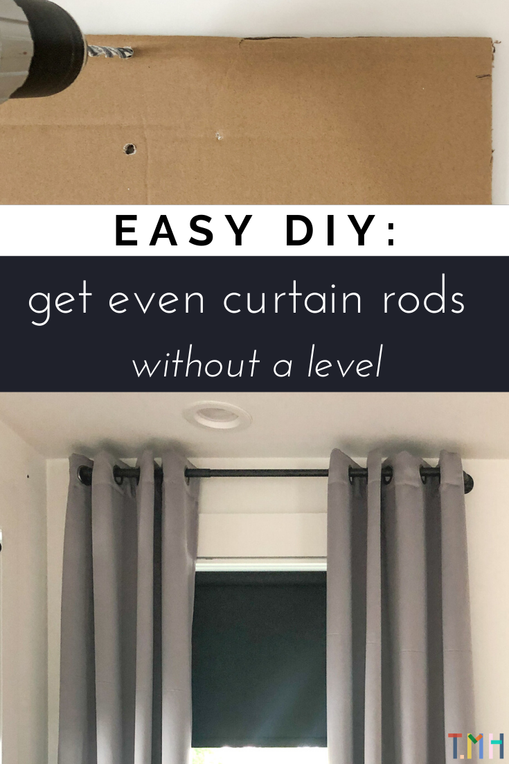 Create a template to install curtain rods level .png
