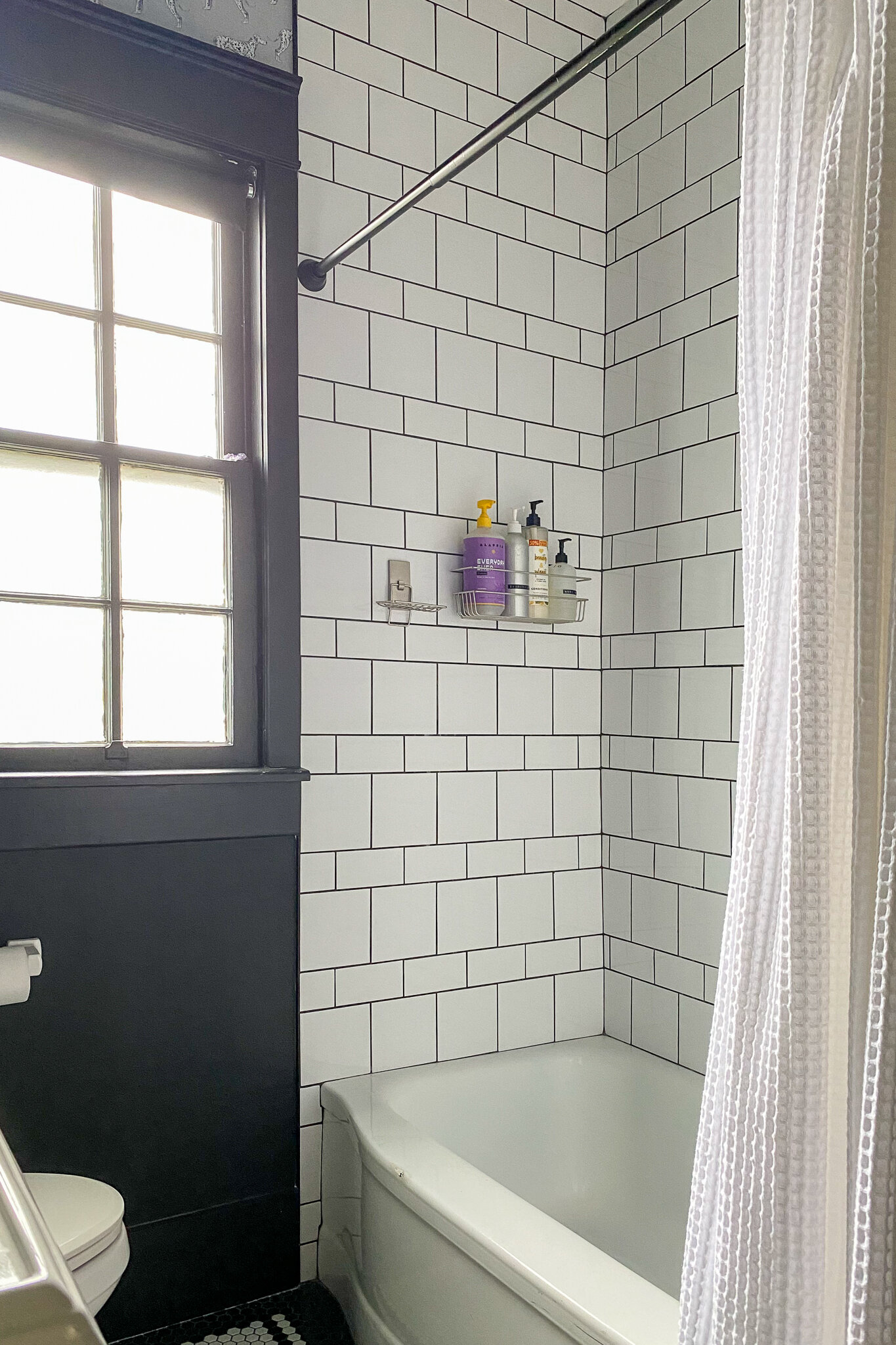 shower tile historic bathroom renovation