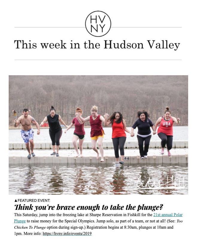 This week in the Hudson Valley (February 10, 2019) 