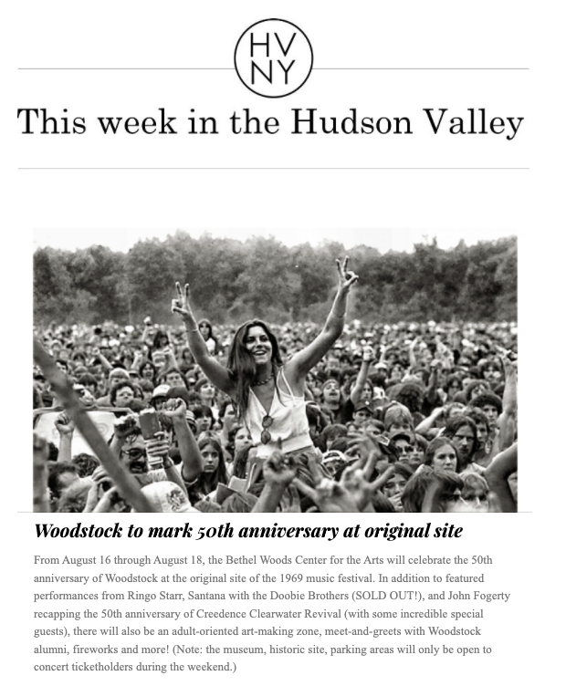 This week in the Hudson Valley (August 12, 2019)
