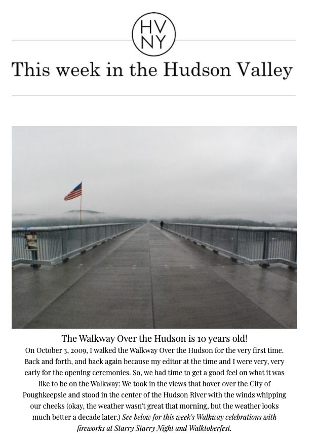 This week in the Hudson Valley (September 30, 2019)
