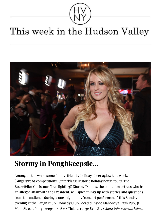 This week in the Hudson Valley (December 2, 2019)