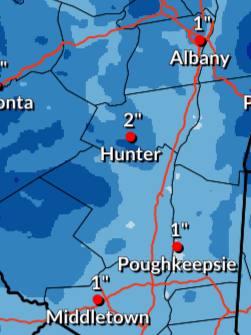 Light snow expected Tuesday a.m.