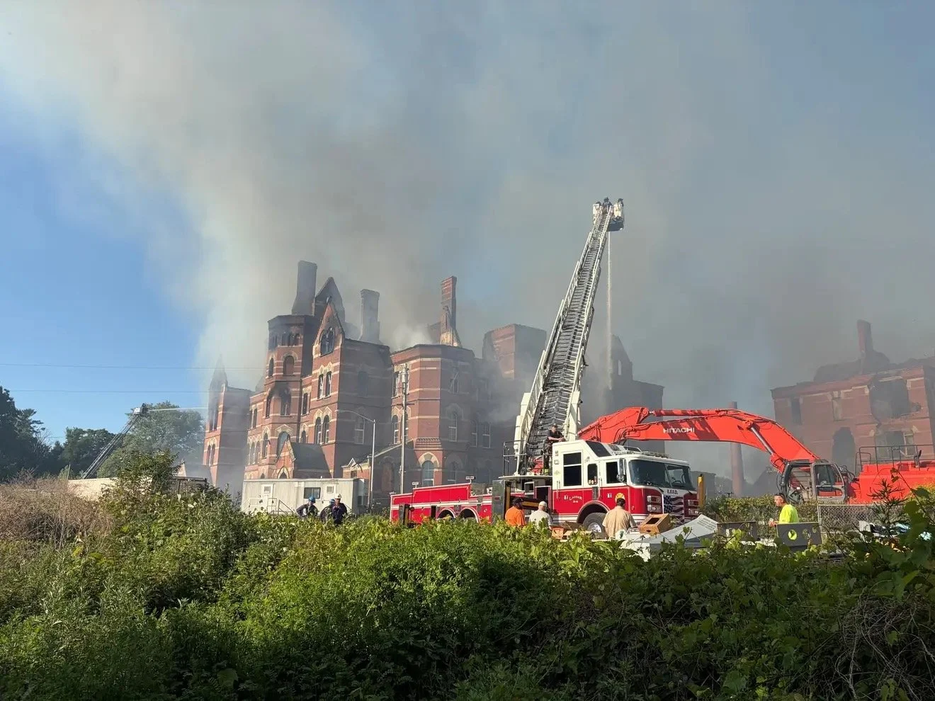 Another fire at the former Hudson River State Hospital