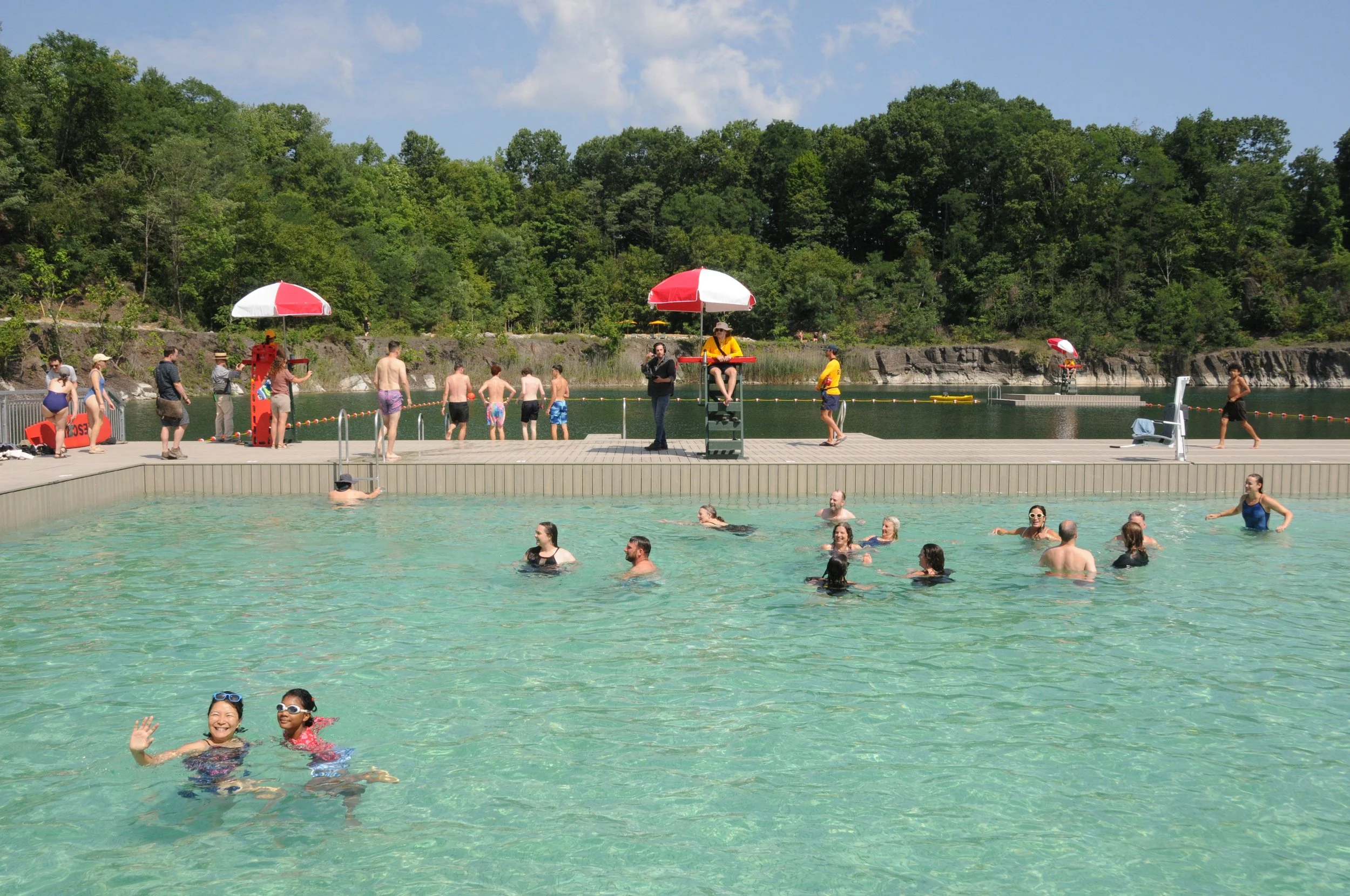 Lake Sophia officially opens at Sojourner Truth State Park in Kingston