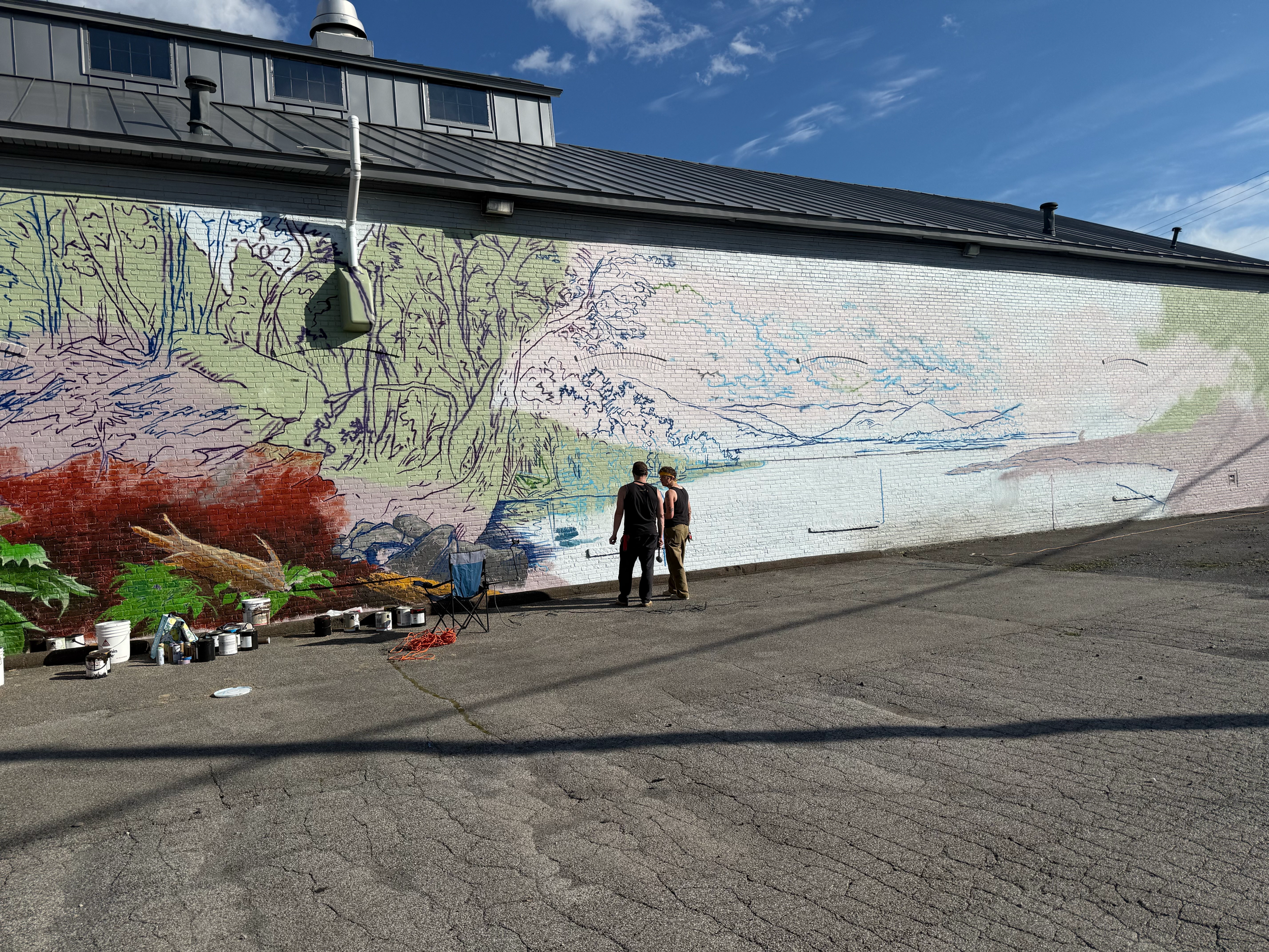 Changing foundations with an exchange of art and wellness
