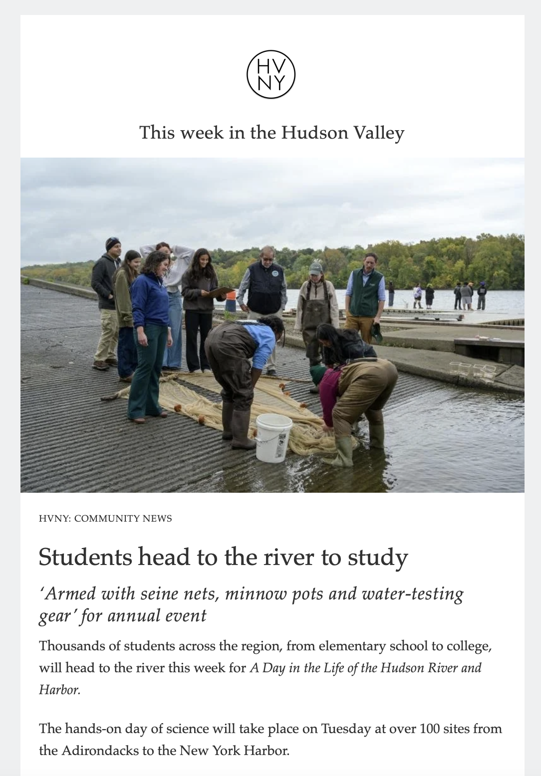 This week in the Hudson Valley (10/5/26)