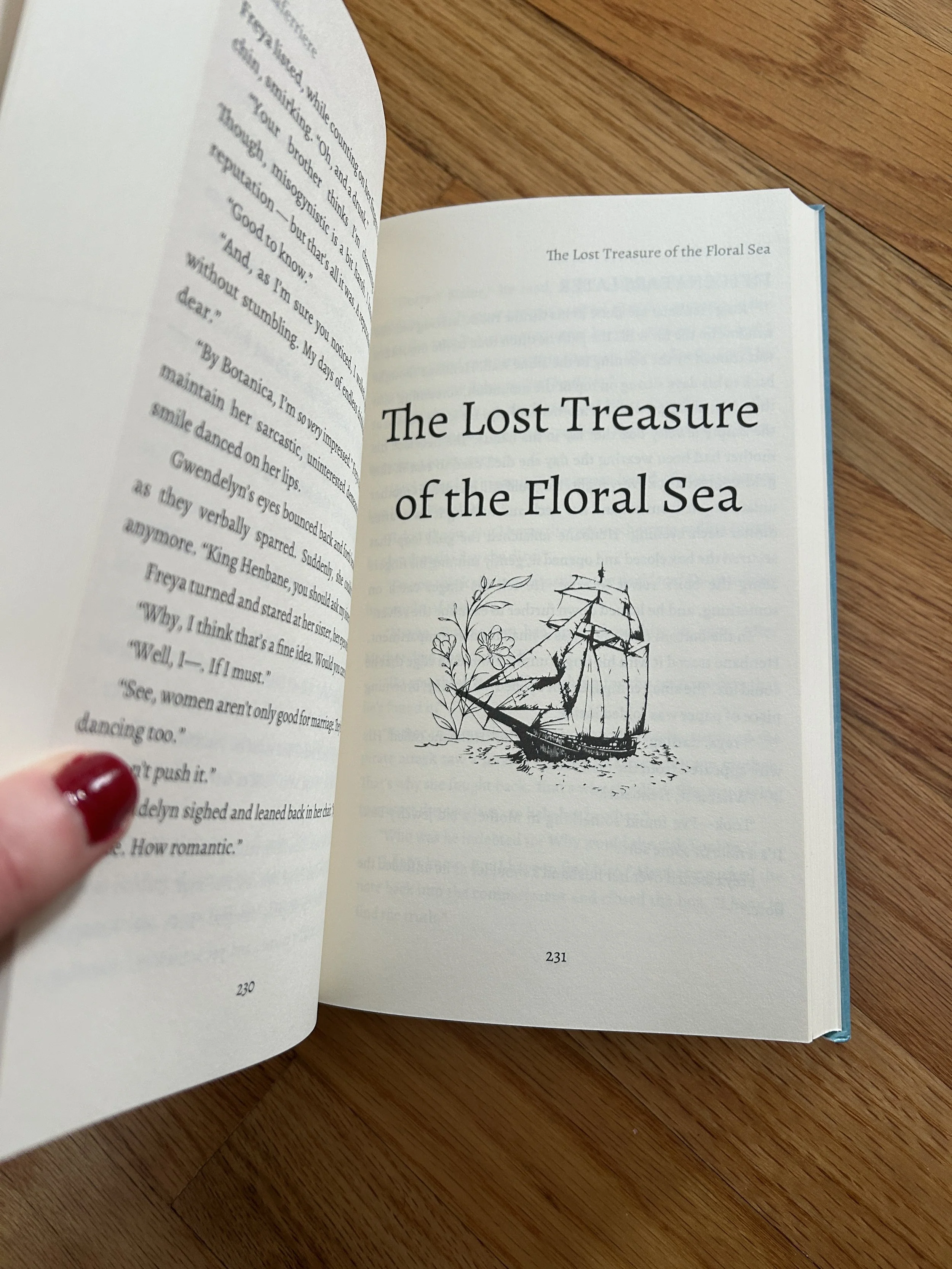 “Legends of the Floral Sea” by Evelyn Laferriere