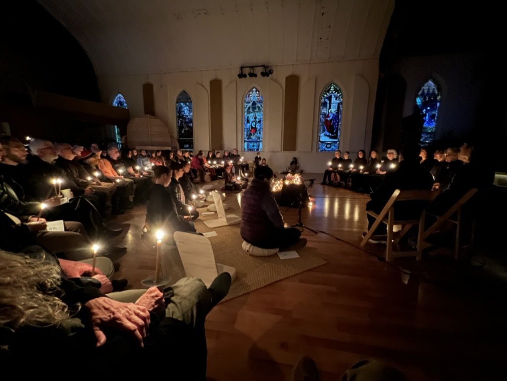 Awakening spring with myth, ritual and a living score at Opus 40