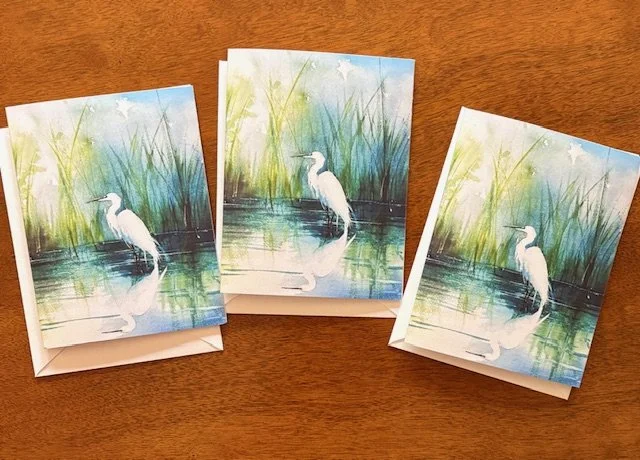 Winter Watercolor Cards by Teri Siegel