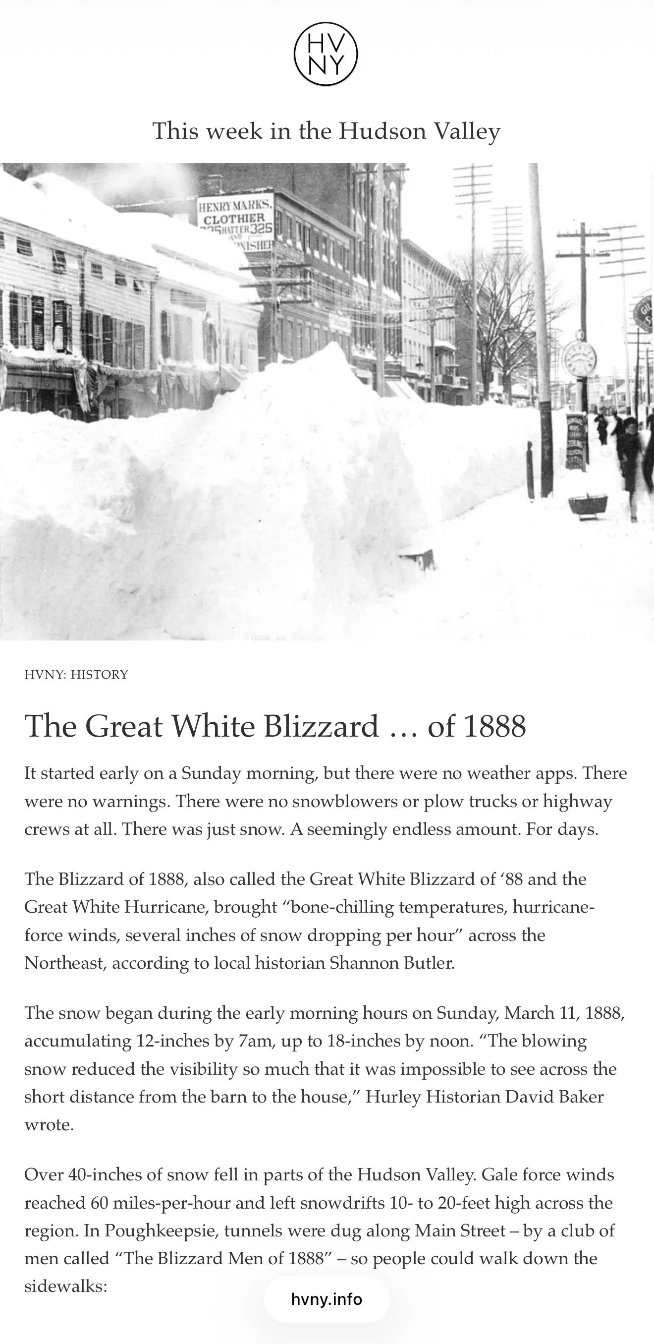 This week in the Hudson Valley (1/26/26)