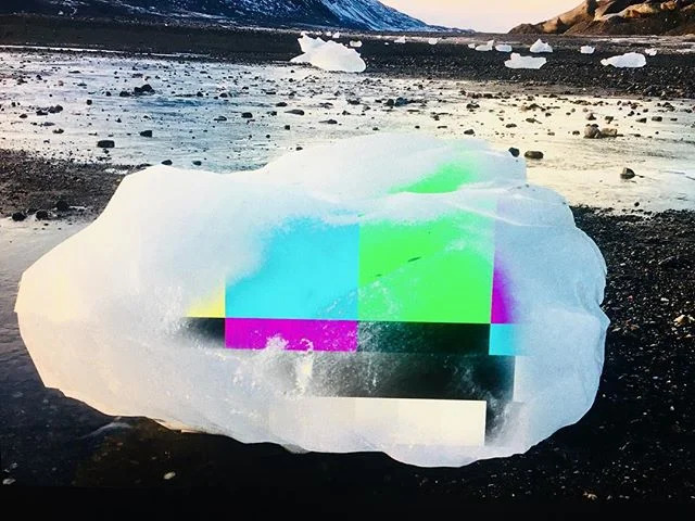 At the dawn of photography, ‘exposing’ previously unknown landscapes was a male, imperial project. 
The obscuring glitch is maybe feminist insistence. 
#weareoppositelikethat