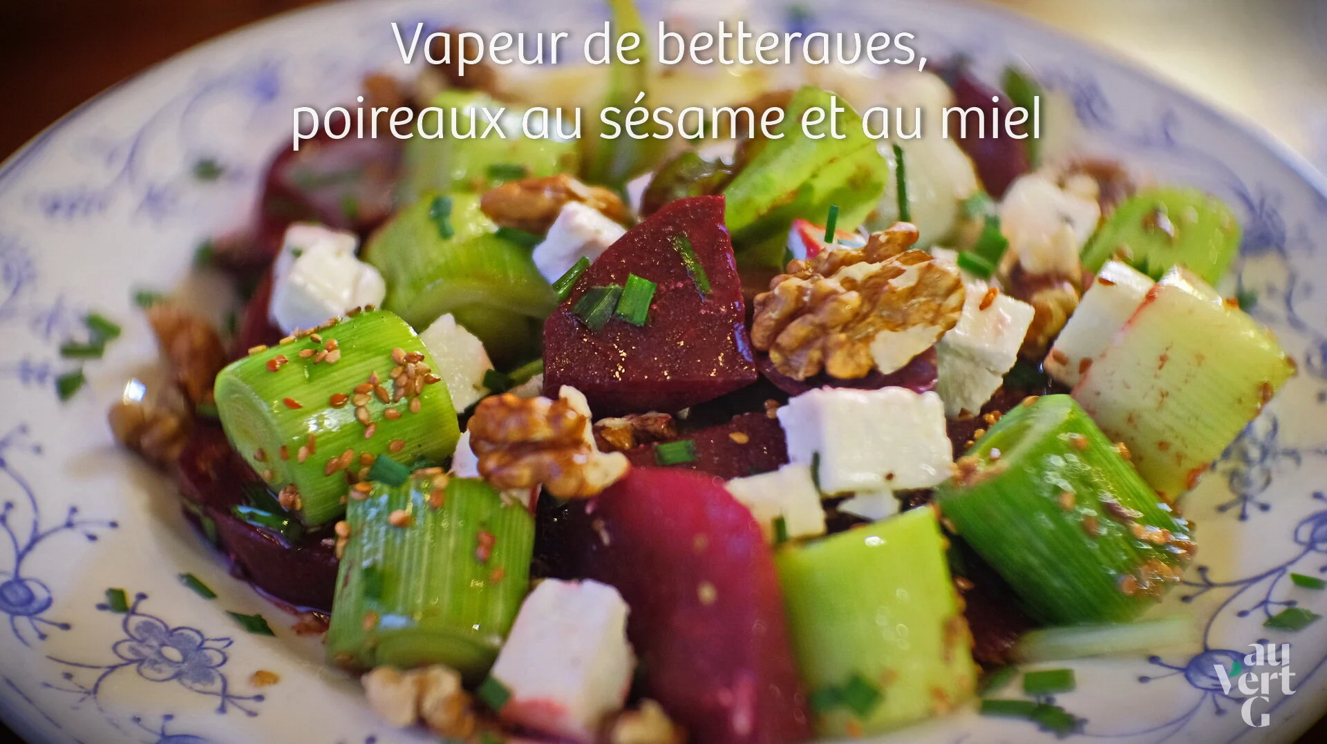 #33 I Vapeur de betteraves, poireaux au sésame &amp; miel