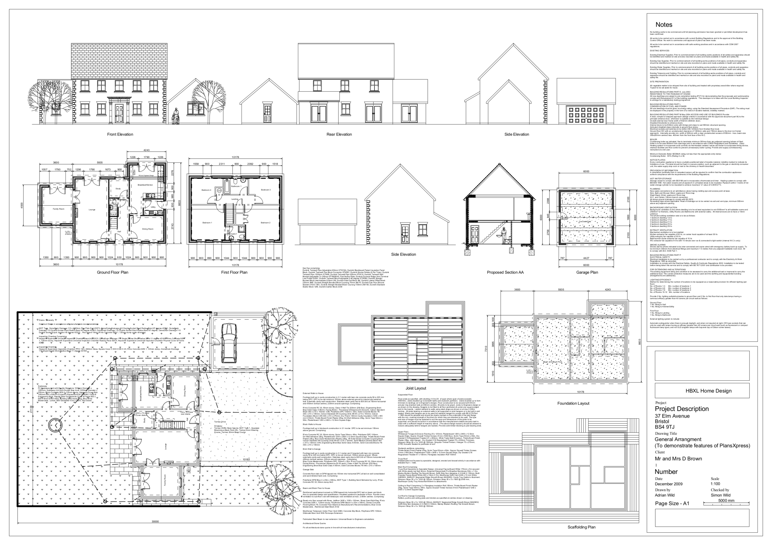 Professional Building Regulation Drawings | Online Drawing UK