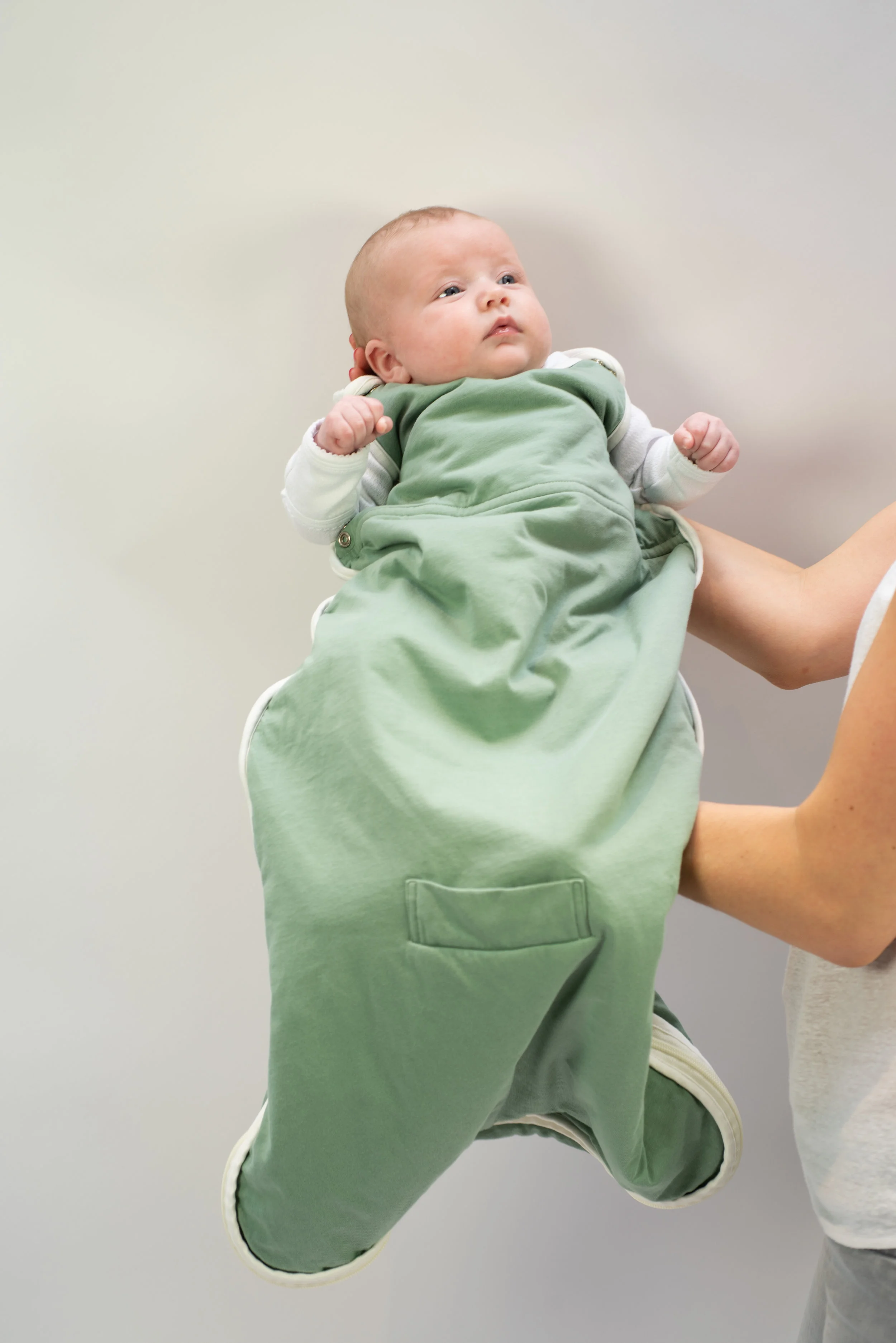 Natural baby sleeping bag