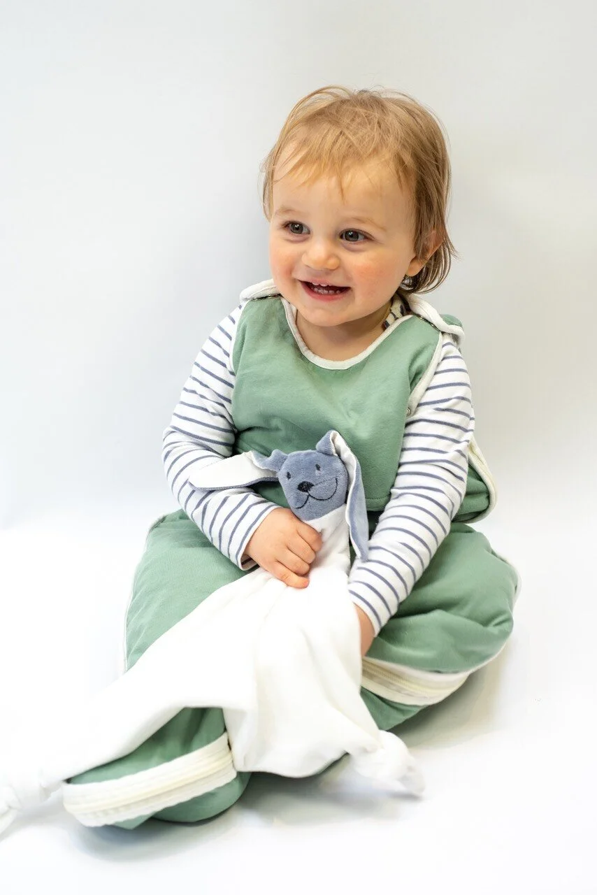 Organic baby comforter - Moonlight Bunny