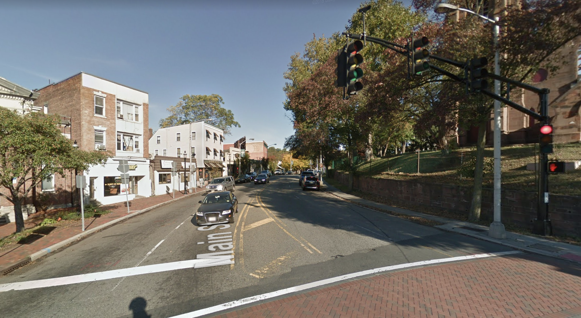 My stats before impact: 21.9mph, 313w, 98rpm. I went down just after this traffic light.
