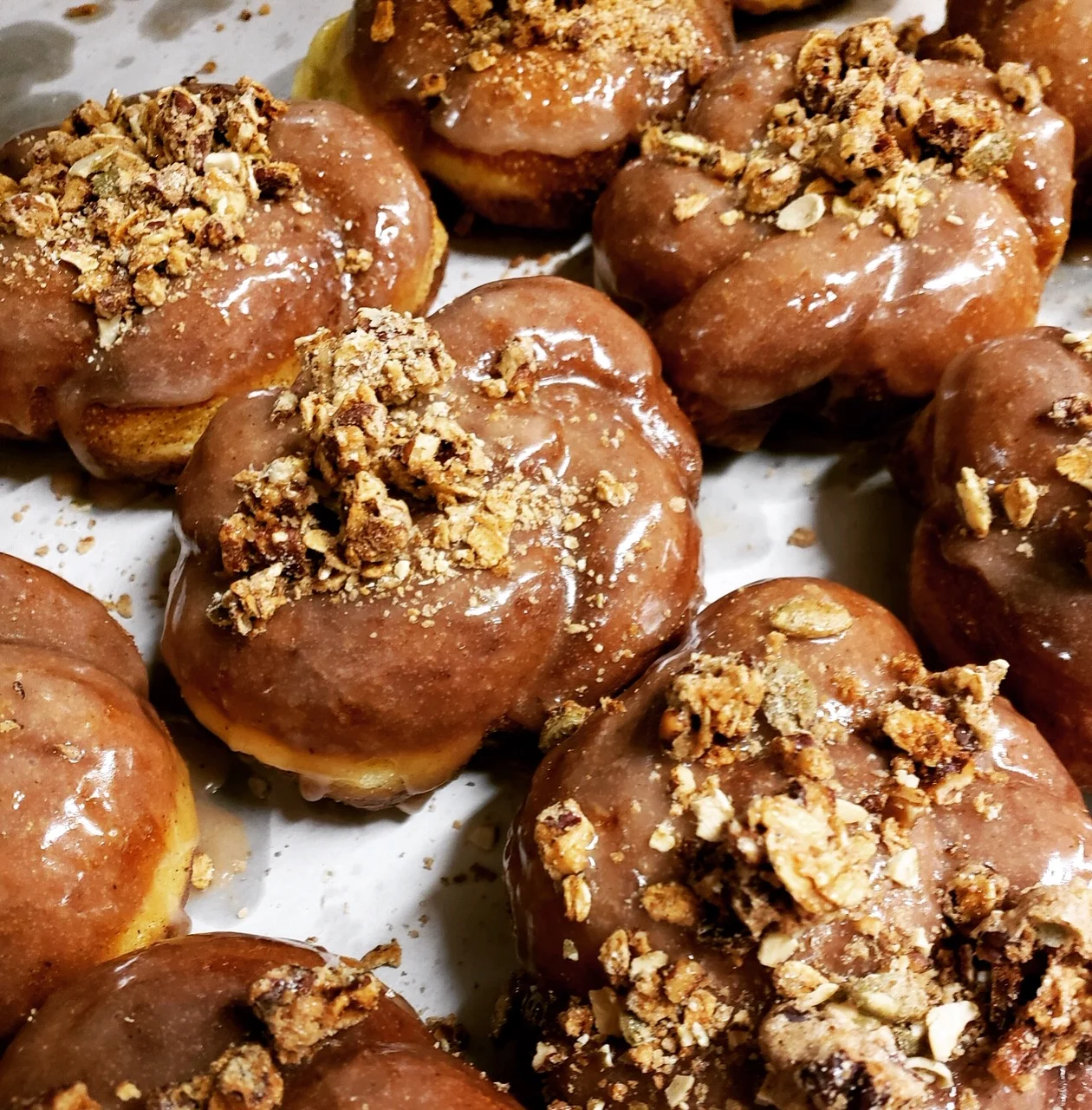 Pumpkin Brioche Doughnuts
