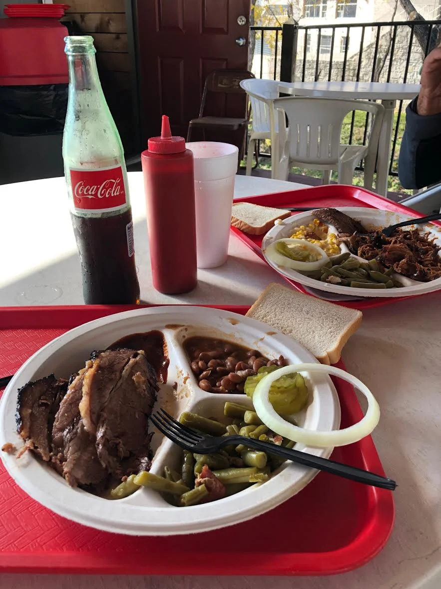 Texas BBQ and Mexican Coke