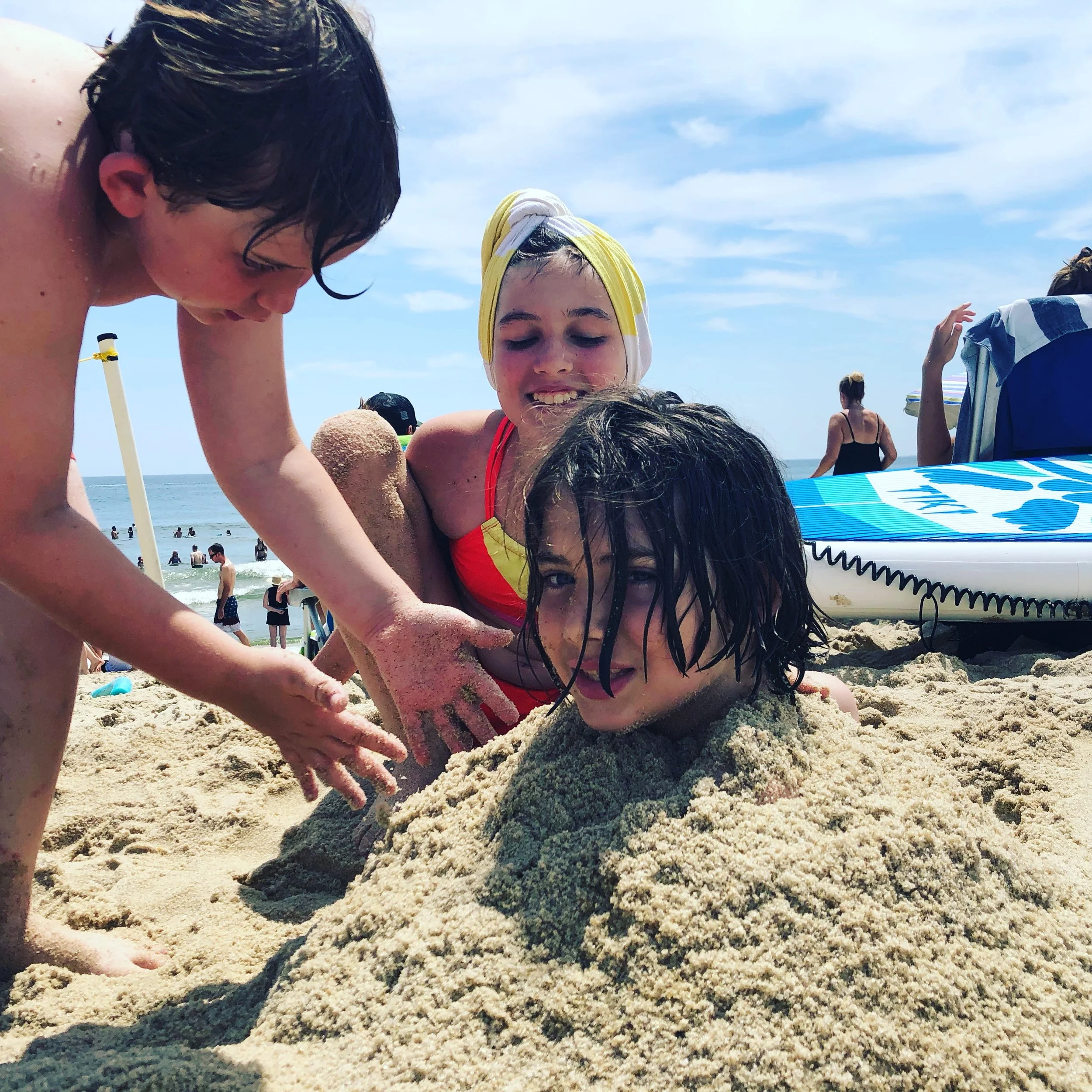 Beach Day! We saw an opportunity and we went for it!!!