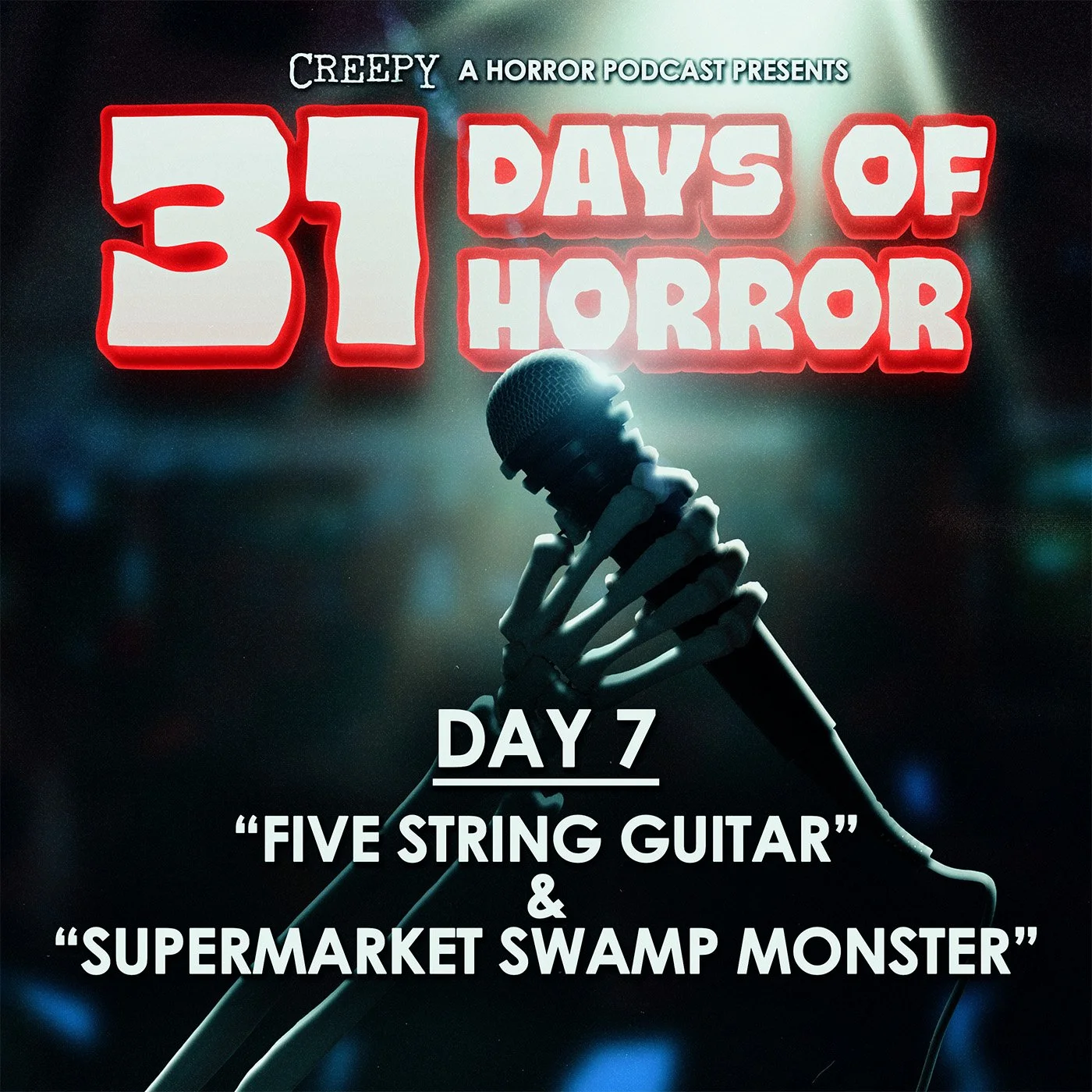 31 Days of Horror 2026: Day 7 - Five-String Guitar &amp; Supermarket Swamp Monster