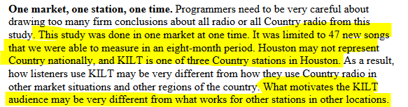 Thoughts Going Forward, Page 15, First Bullet Point