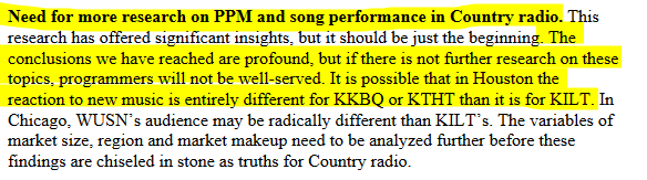 Thoughts Going Forward, Page 16, Second Bullet Point