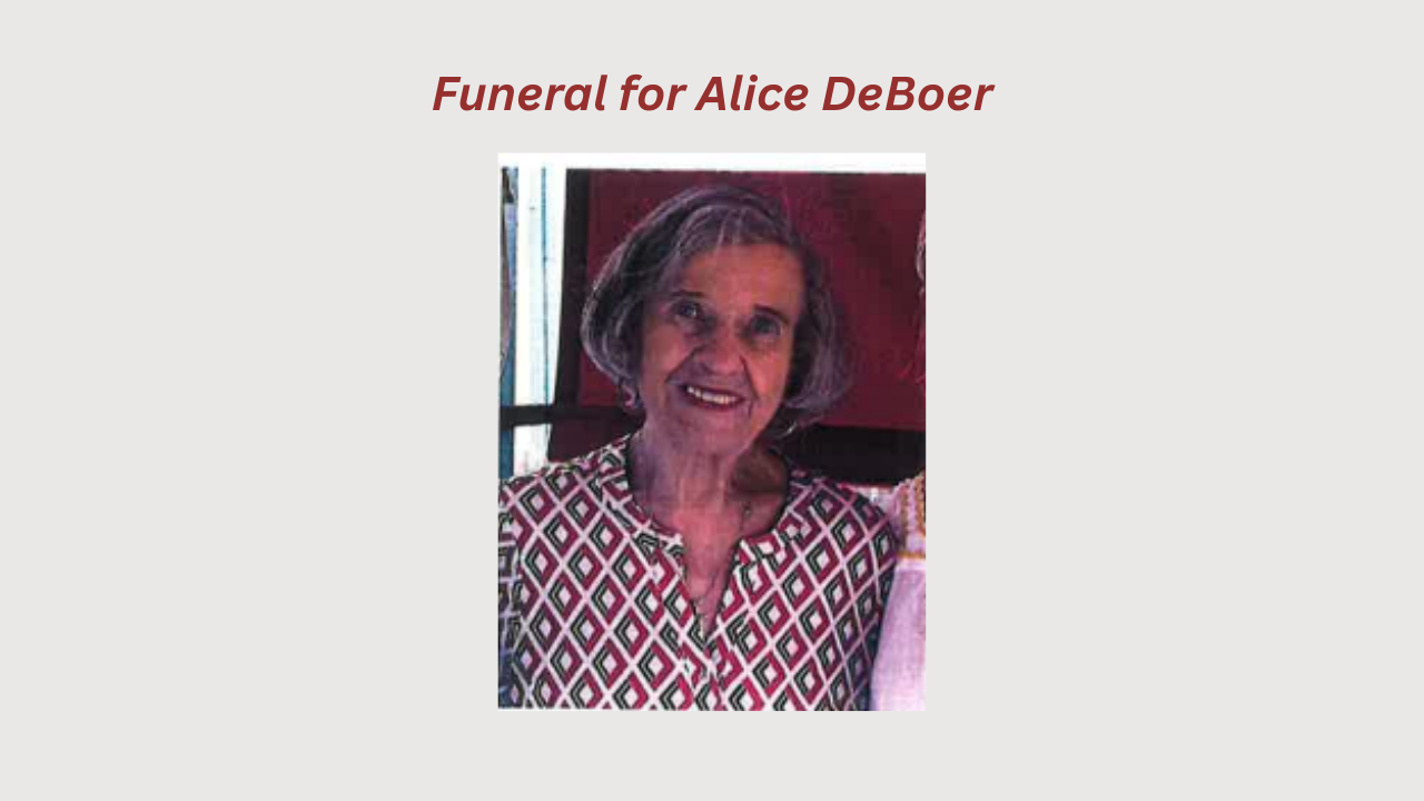 Funeral for Alice DeBoer