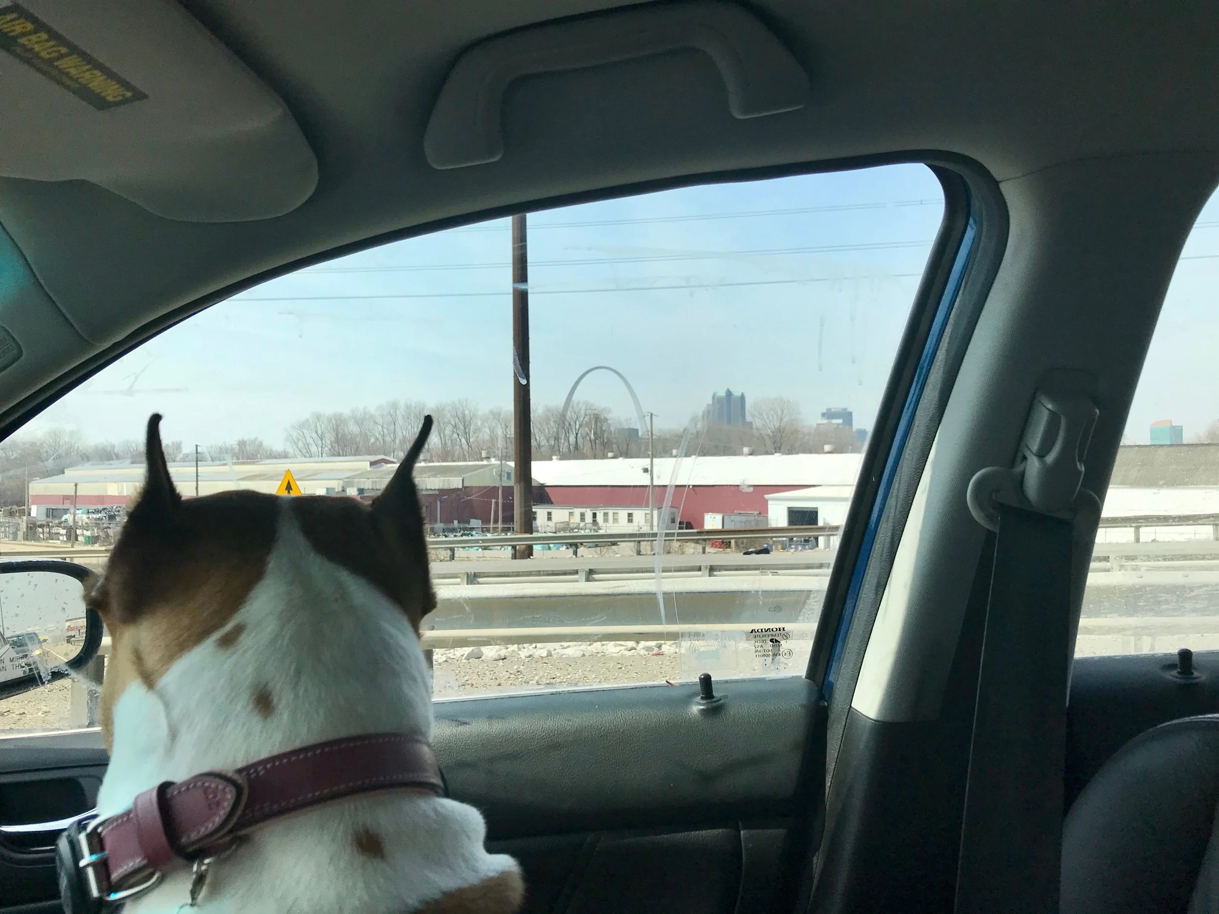 About to cross the Mississippi River 