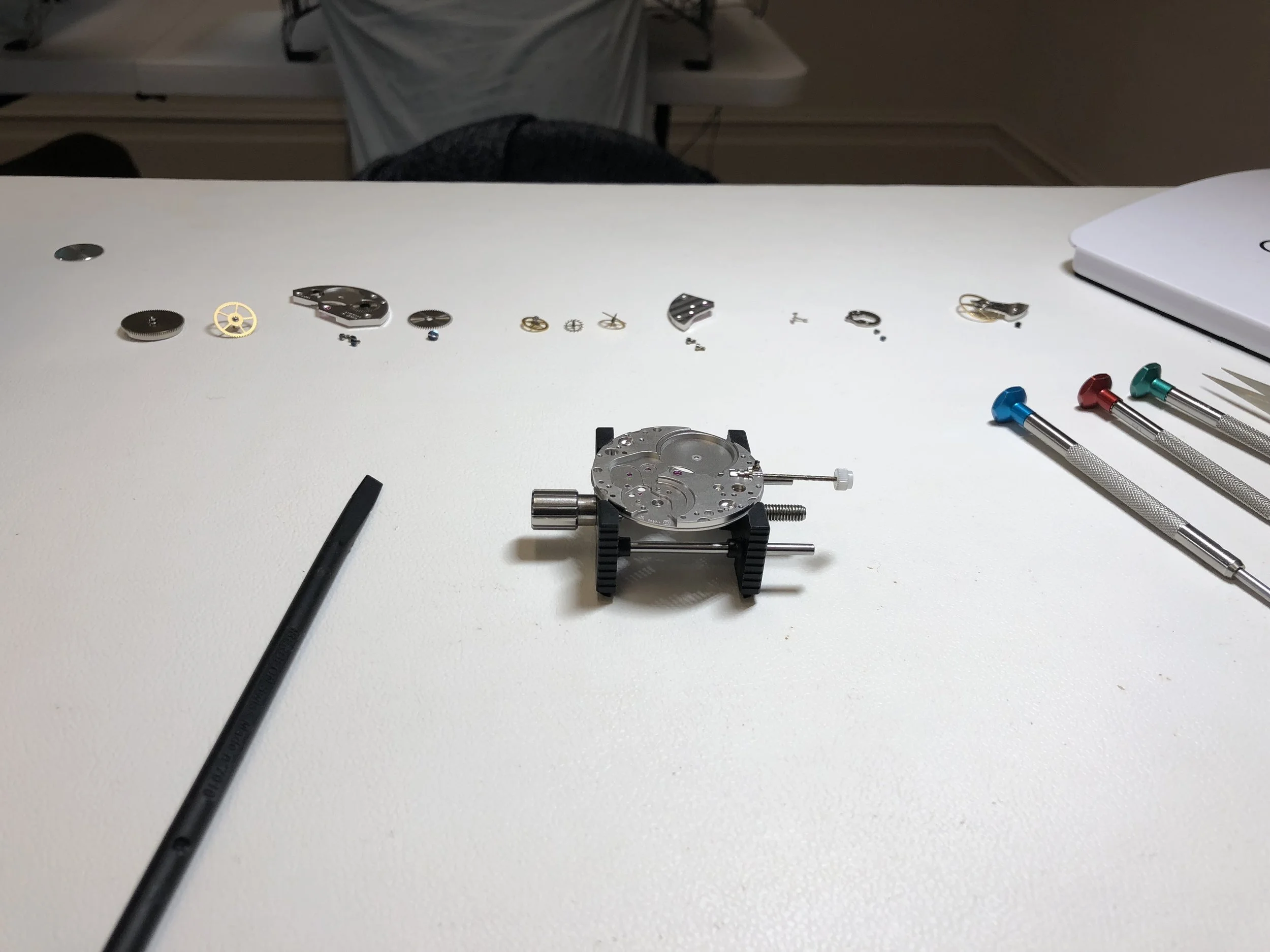 Deconstructed and ready for re-assembly