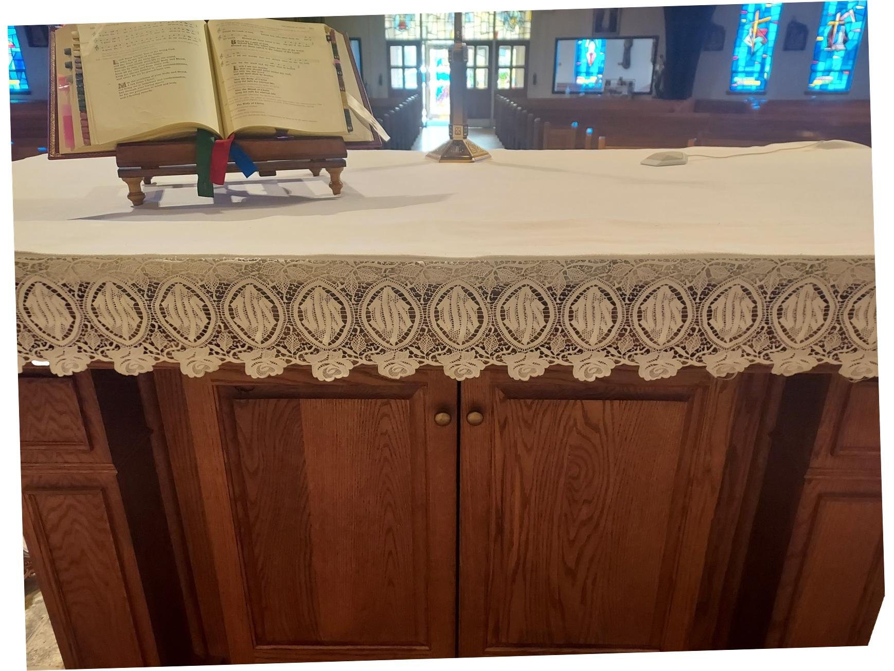 Altar Lace Frontal Choice of Lace