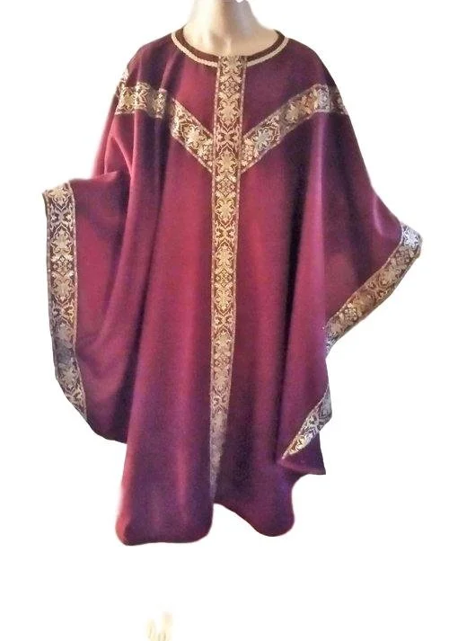Dark red vestment