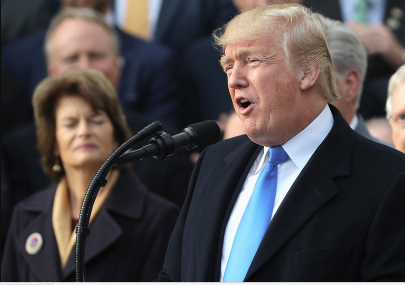 Trump again shows his inability to speak in sentences, express a coherent thought