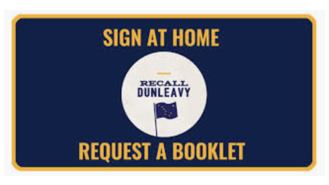 Dunleavy's political distancing reinforces the need for the recall