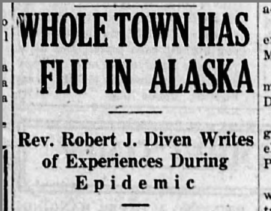 U.S. death toll tops 100,000 on centennial of a frightful epidemic in Interior Alaska