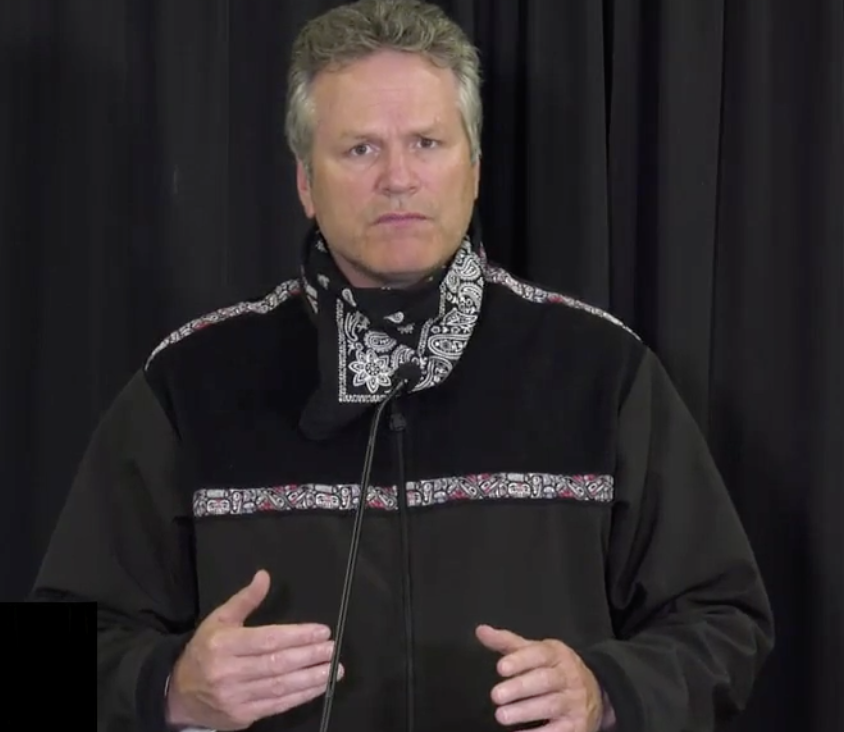 Dunleavy declines to answer easy question on Anchorage restaurant/bar emergency order 