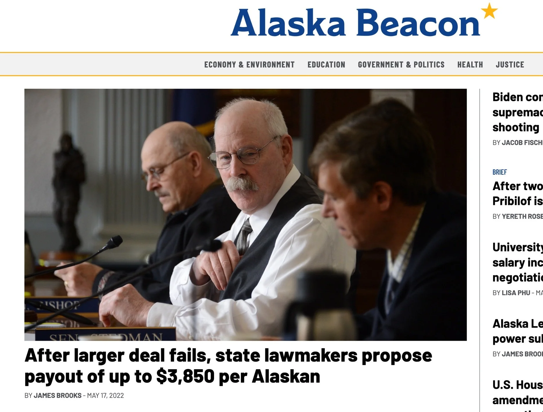 Conference committee advances $2.1 billion to $2.5 billion cash payouts to Alaskans