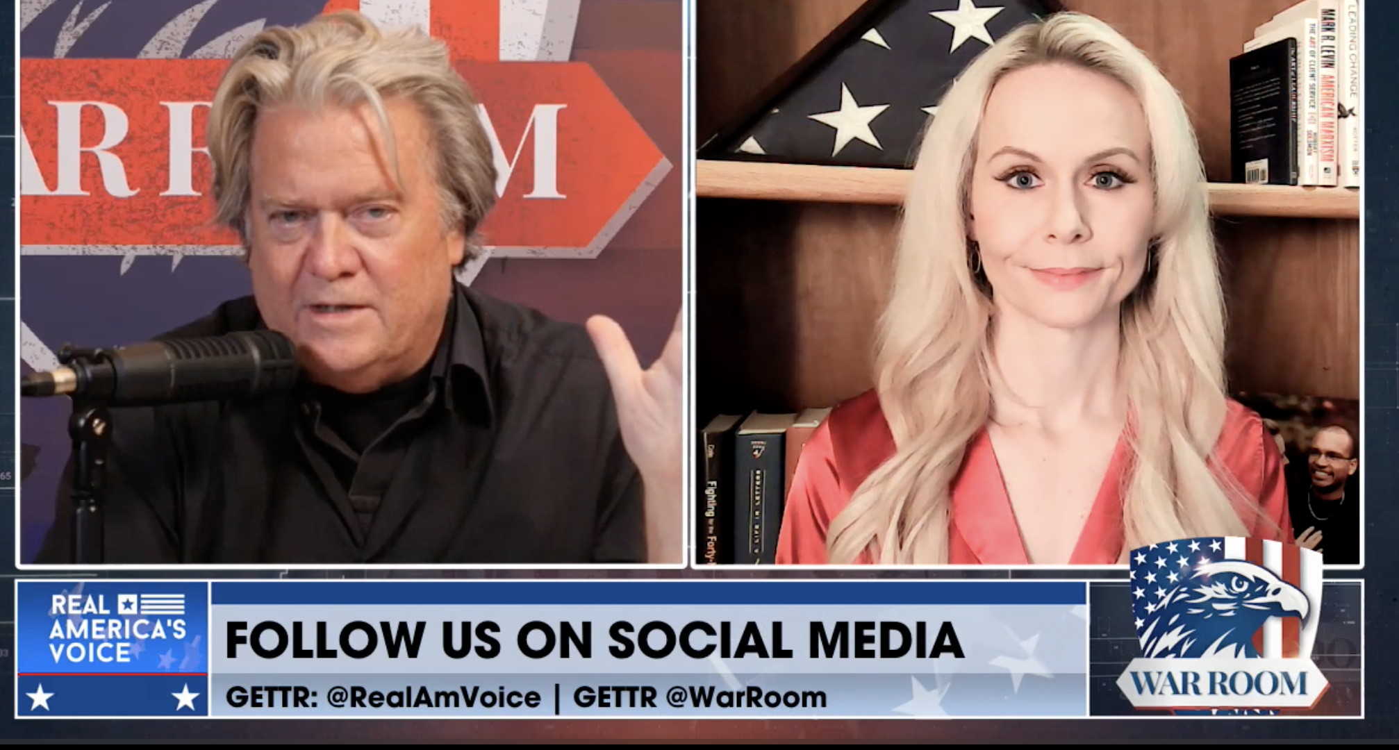 Bannon continues to spread election lies about Alaska, while Tshibaka nods and smiles