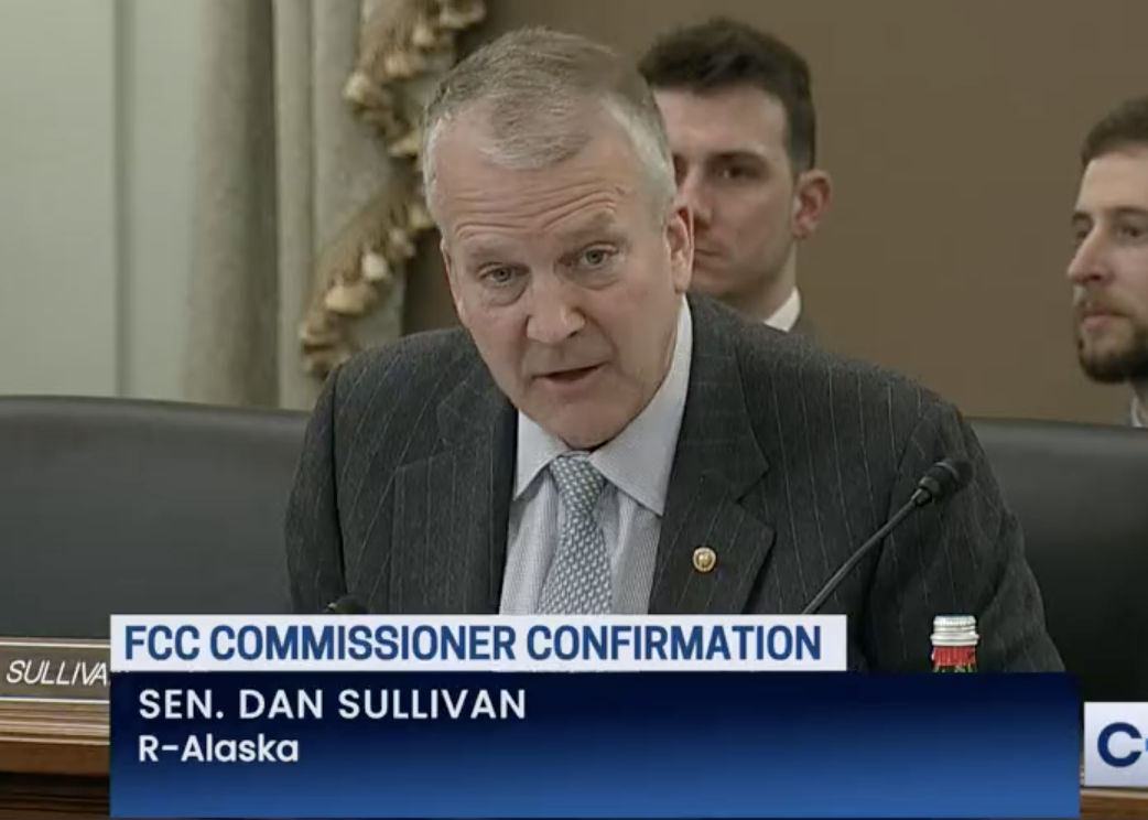 Sen. Dan Sullivan refused to allow FCC nominee to answer his questions, then accuses her of filibustering