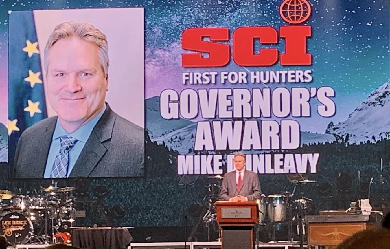 As Legislature debated budget, Dunleavy left for Safari Club trophy bear hunt