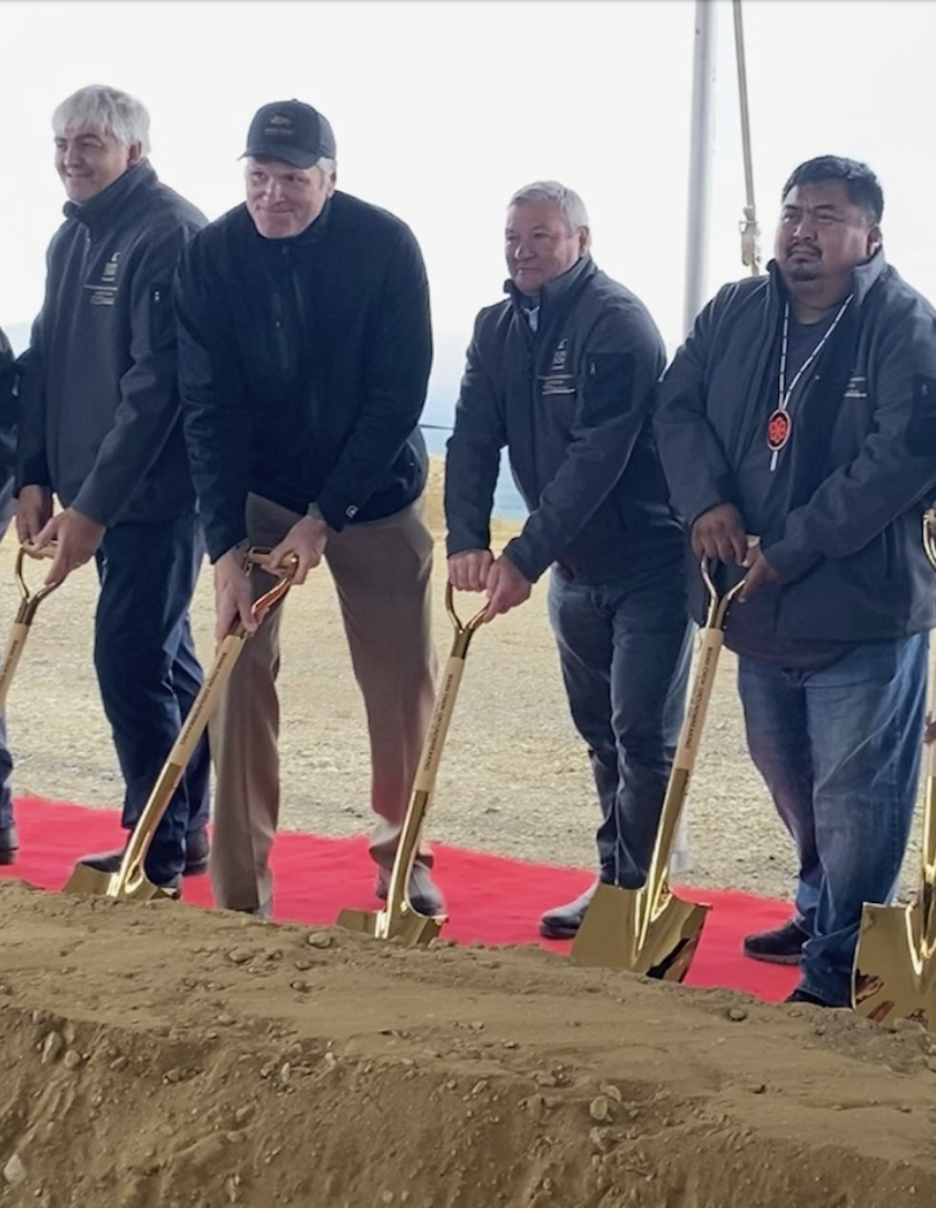 Dunleavy, Kinross, Contango execs lean on golden shovels in Tetlin