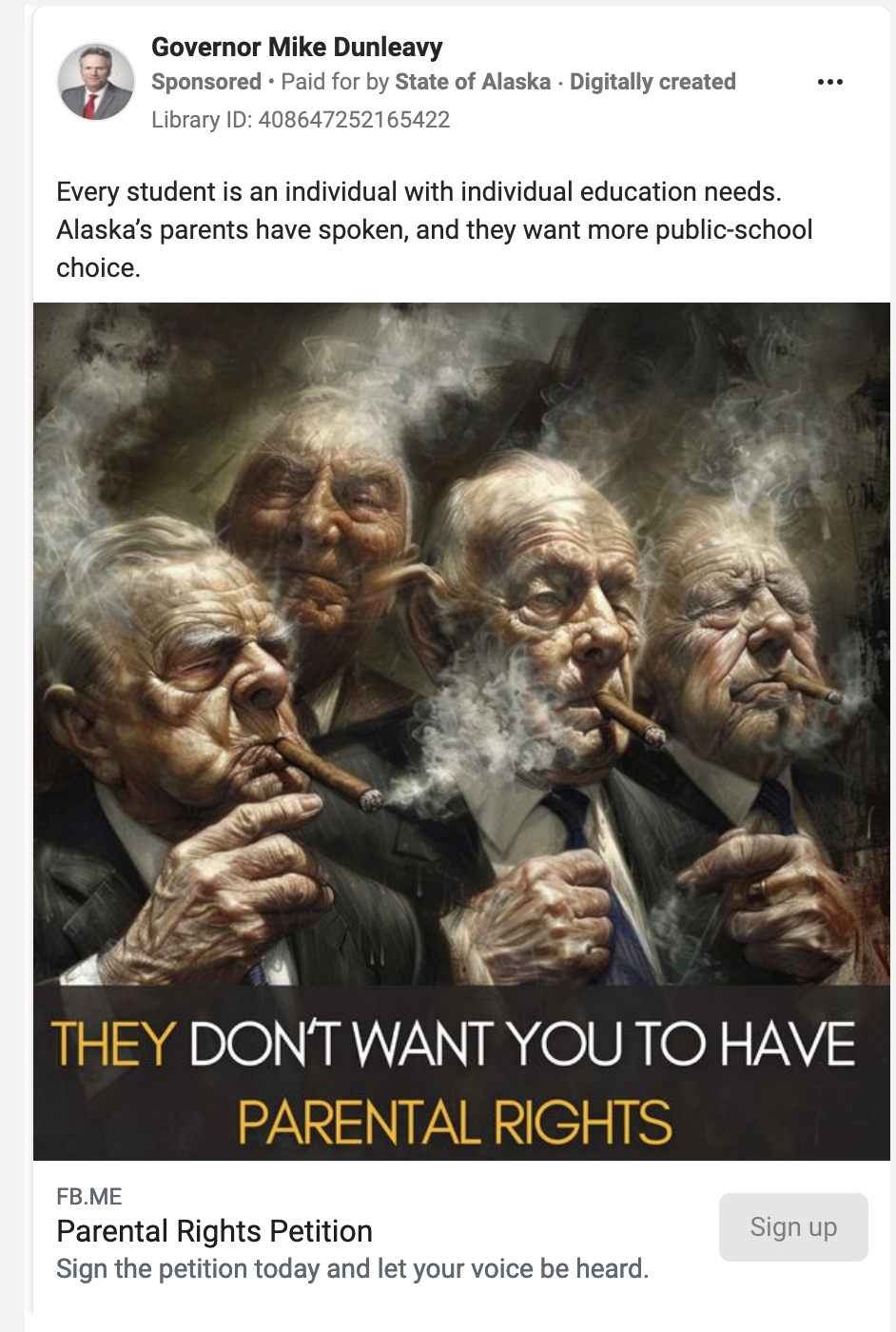 Dunleavy abandons 'petition' pretense in state-funded ad campaign attacking teachers