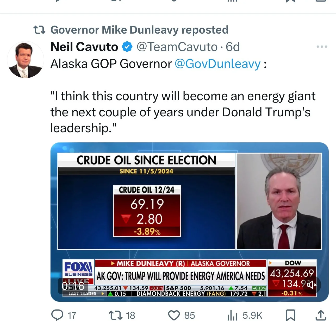 Dunleavy goes on TV to praise Trump, while state services collapse around him